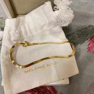 Mejuri 14k Herringbone Bracelet